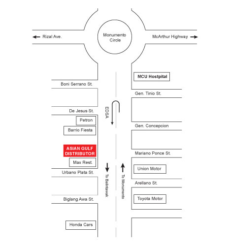 Vicinity map of AGD